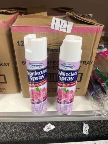 HOMEBRIGHT DISINFECTANT SPRAY COUNTRY SCENT 6OZ