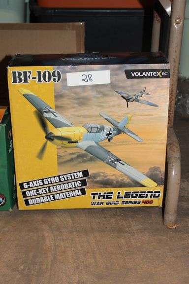Volantex Rc Bf-109 6-Axis Gyro System The Legend War Bird Series