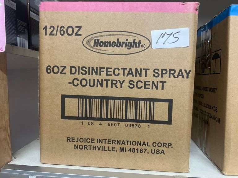 HOMEBRIGHT DISINFECTANT SPRAY LINEN SCENT 6OZ