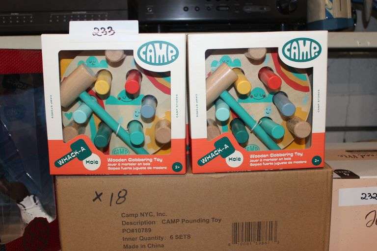 Brand new Camp Whack-A Hole Wooden Clobbering Toy