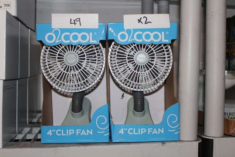 Brand new O2Cool 4" Clip Fan