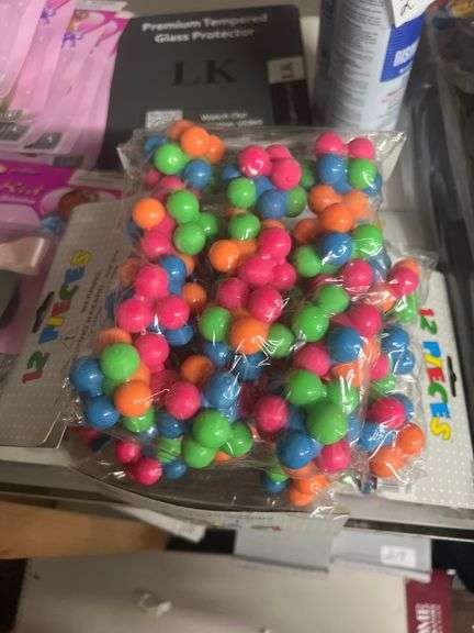 12PCS RUBBER BALL TOY SET