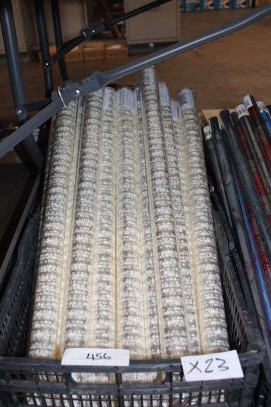 assorted brand new wrapping paper, 30" x 100" clear printed roll