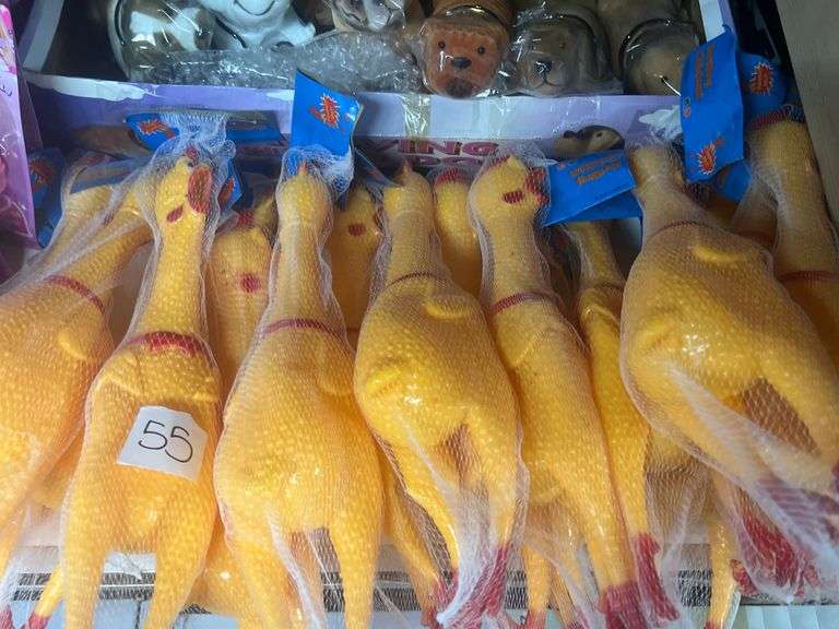 SHRILLING CHICKEN TOY APROX 12"