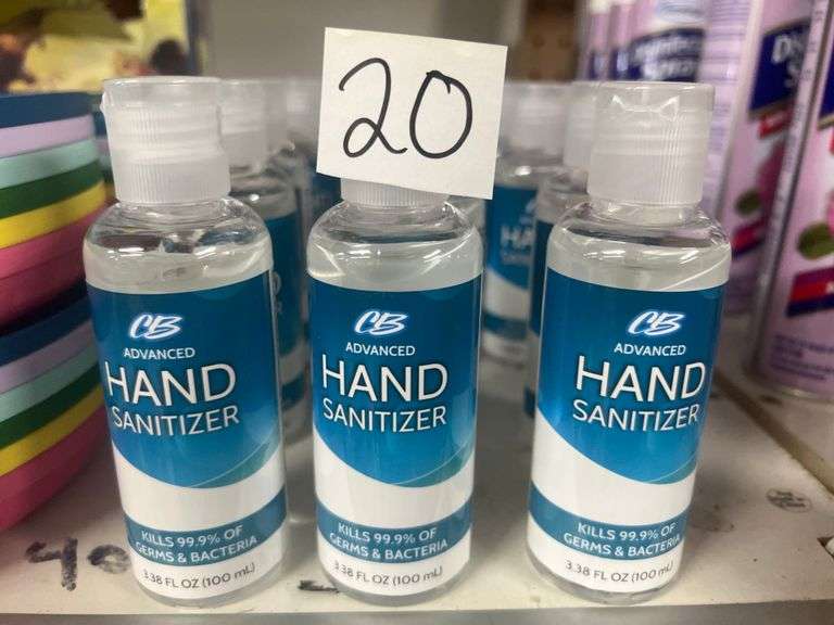 CB ADVANCED HAND SANITIZER 75% ETHYL ALCOHOL 3.38FL OZ