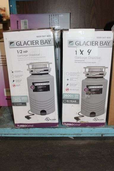 Glacier Bay TurboGrind Max 1/2 HP Garage Disposal Universal Mounting for Easy Replacement