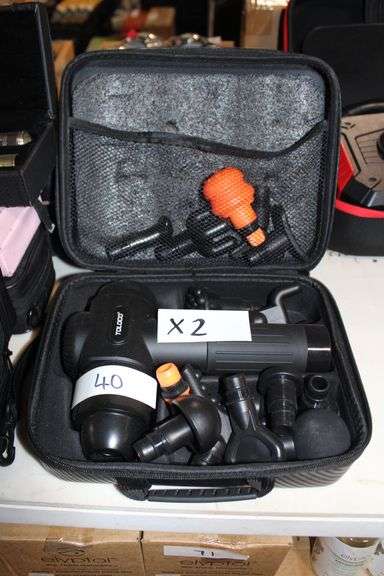 Toloco Percussion Massaging Tool With Various Attachments