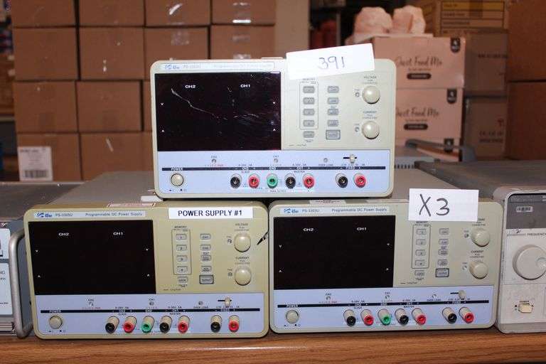 Unisource PS-3303U Programmable DC Power Supply, retails at $400 each
