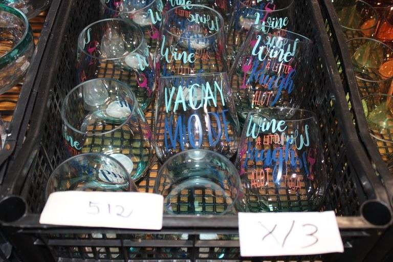 Brand new Mainstays Stemless Wine Cups in assorted styles