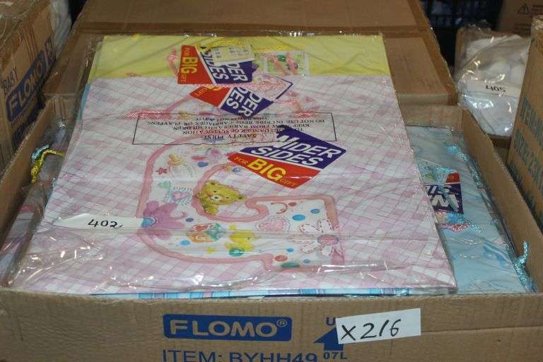 Assorted Brand new Baby Shower themed bags, lot sold by the bag