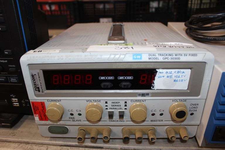 GW Dual Tracking with 5V Fixed Model No. GPC-3030D, retails at $350 each