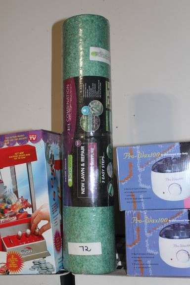 GroTrax Dense Shade 100 sq. ft. Big Roll Year Around Green Grass Mixture, retails at $45 each