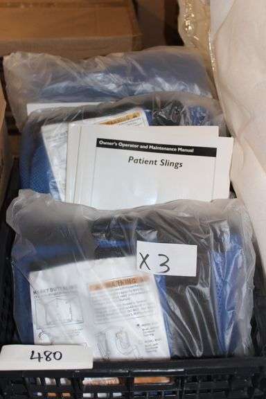 Lot of brand new Invacare Full Body Sling, retails at $500 each