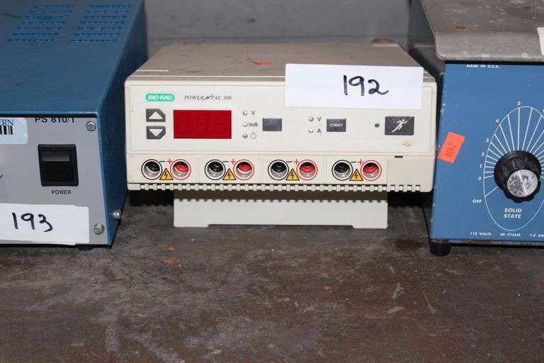 PowerPac 300 Biorad Electrophoresis Power Supply, retails at $300 each