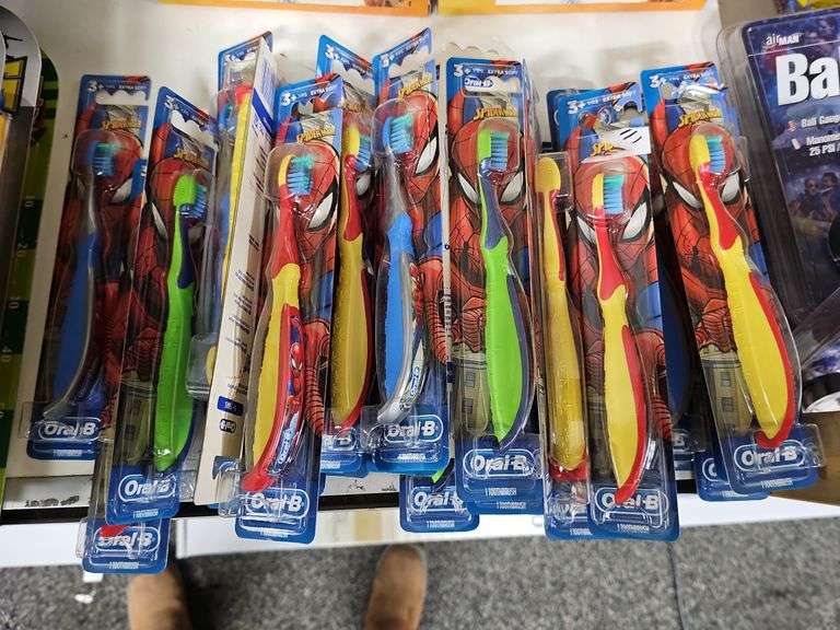 ORAL-B MARVEL SPIDERMAN EXTRA SOFT TOOTHBRUSHES