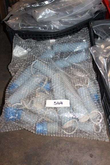 assorted pool hose parts