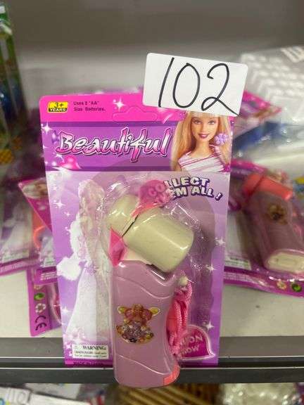 BEAUTIFUL BARBIE FASHION SHOW THEMED BATTERY OPERATED FAN