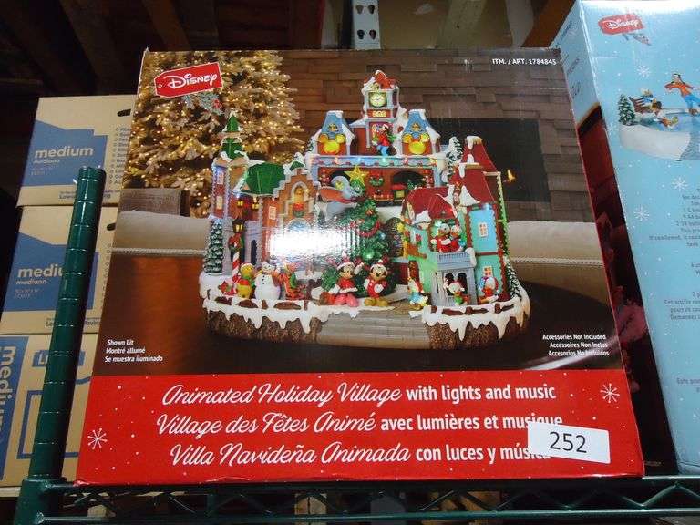 DISNEY ANIMATED HOLIDAY VILLAGE