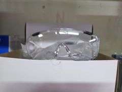 CLEAR Z87+ SAFETY GOGGLES WITH VENT