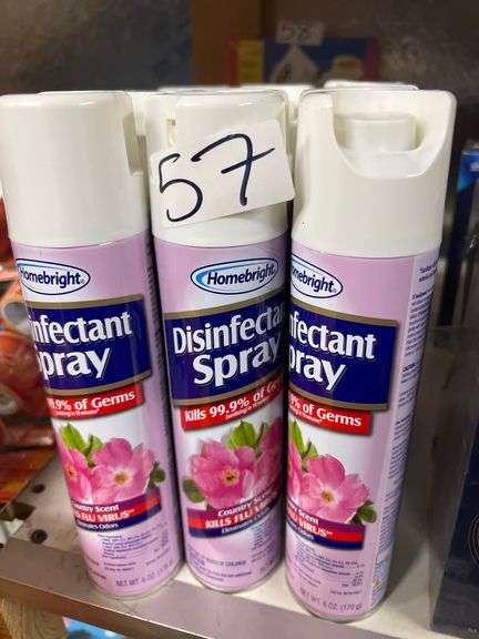 HOMEBRIGHT DISINFECTANT SPRAY COUNTRY SCENT 6OZ