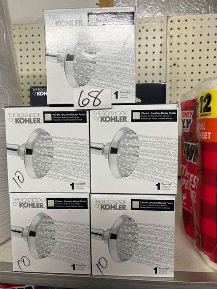 KOHLER AWAKEN B90 SINGLE-FUNCTION SHOWERHEAD IN VIBRANT BRUSHED NICKLE FINISH