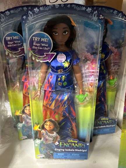DISNEY ENCANTO SINGING ISABELLA MADRIGAL DOLL BY JAKKS
