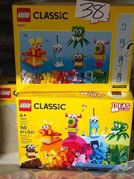 LEGO CLASSIC 11017 CREATIVE MONSTERS 140PCS AGES 4+