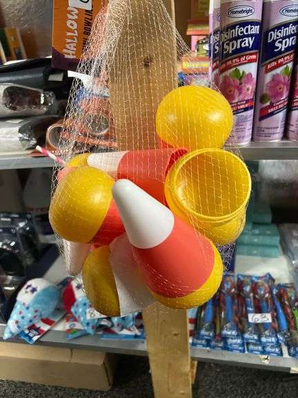 HALLOWEEN MINI BOWLING SET CANDY CORN THEME