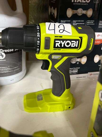 RYOBI PCL206 ONE+ 18V 1/2" DRILL 0-450 OR 0-1750RPM **In working condition, battery not incld.