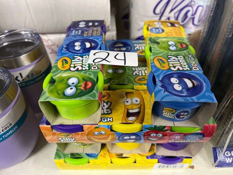 CRAYOLA SILLY SCENTS DOUGH WITH 3- 1 OZ TUBES