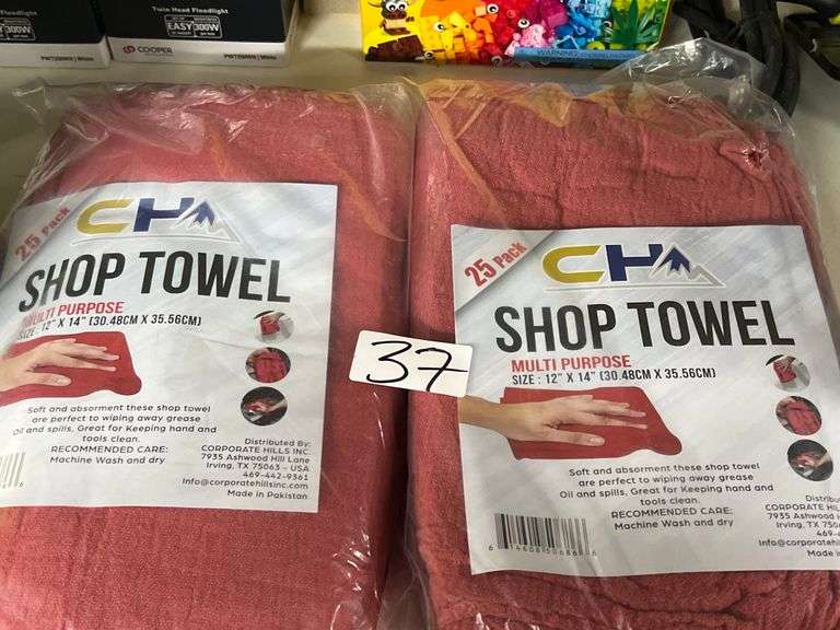CH SHOP TOWEL MULTI PURPOSE 12"x14" 25 PACK