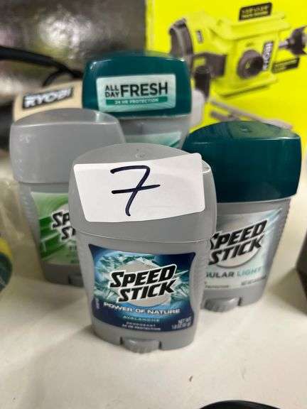 SPEED STICK DEODORANT INCLUDING REGULAR, POWER OF NATURE AVALANCHE, FRESH, AND REGULAR LIGHT