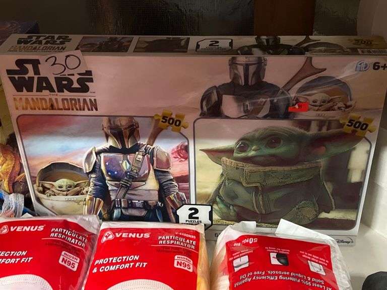 STAR WARS MANDALORIAN PRIME 3D PUZZLES WITH 2 IN PACK, 24" X 18" 500PCS #1536333