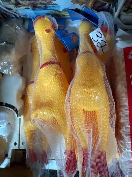 SHRILLING CHICKEN TOY APROX 12"