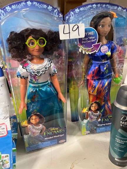 DISNEY ENCANTO MIRABEL MADRIGAL & SINGING ISABELLA MADRIGAL DOLLS BY JAKKS