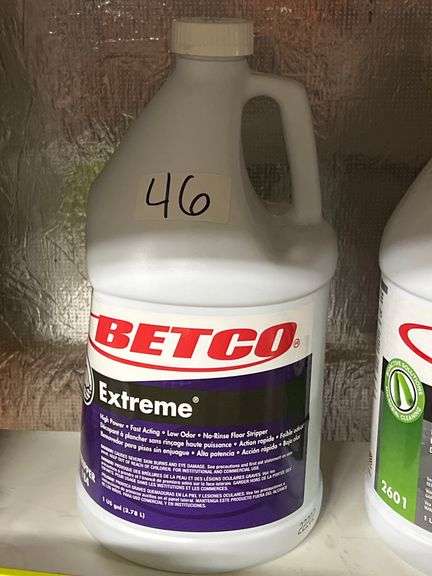 BETCO EXTREME NO-RINSE FLOOR STRIPPER HIGH POWER FAST ACTING LOW ODOR 1GAL #184
