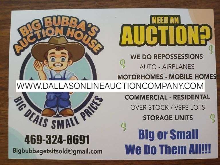 NEED CASH ? NEED AN AUCTION ? WE DO THEM ALL BIG OR SMALL WE LANDLORD LOCKOUTS - VSFS - STORAGE UNIT