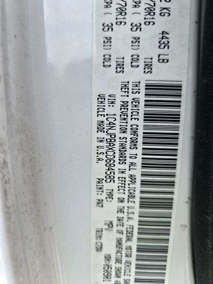 2012 JEEP PATRIOT VIN# 1C4NJPBAXCD684585 HAS KEY HAS TITLE RUNS AN DRIVES ONLY 118K MILES COLD AC AT