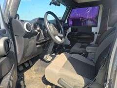 2010 JEEP WRANGLER VIN# 1J4BA5H18AL105895 HAS KEY HAS REBUILT TITLE 5SPEED 4X4 CUSTOM WHEELS WITH 90