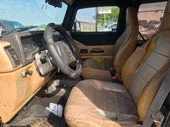 1998 JEEP WRANGLER VIN# 1J4FY19SXWP734359 HAS KEY HAS TITLE 4.0 AUTO 4X4 REMOVABLE SOF TOP AN DOORS 