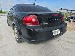 2012 DODGE AVENGER VIN# 1C3CDZAB1CN193292 HAS KEY HAS TITLE RUNS AN DRIVES HAS COLD AC AT TIME OF PI