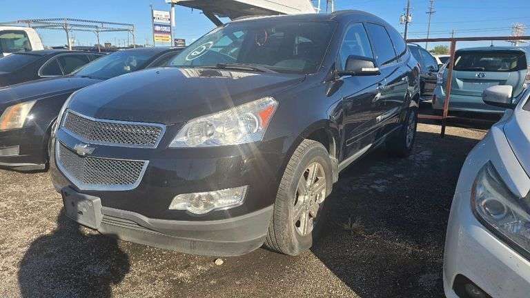 2012 CHEVY TREVERSE VIN# 1GNKVGED4CJ127158 NO KEY HAS TITLE SEE DESCRIPTION