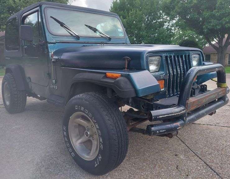 1995 Jeep Wrangler VIN# 1J4FY19P4SP246160 HAS KEY HAS TITLE SEE DESCRIPTION