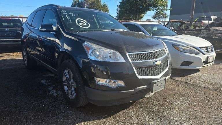 2012 CHEVY TREVERSE VIN# 1GNKVGED4CJ127158 NO KEY HAS TITLE SEE DESCRIPTION
