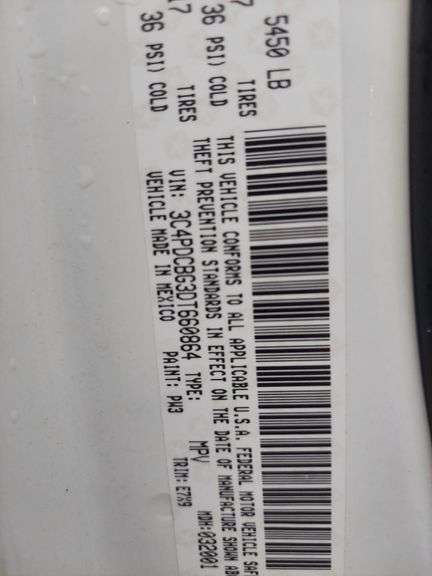 2013 Dodge Journey VIN# 3C4PDCBG3DT660864 HAS KEY HAS TITLE RUNS AN DRIVES SEE DESCRIPTION