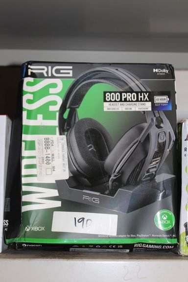 Nacon Xbox Wireless Rig 800 Pro Hx Headset And Charging Stand With Wireless Adapter For Xbox Playstation Nintendo And Pc .

 --All items are sold “AS IS, WHERE IS,” with no guarantees regarding condition or authenticity. Unless specified as BRAND NEW, then the condition of the item is unknown.