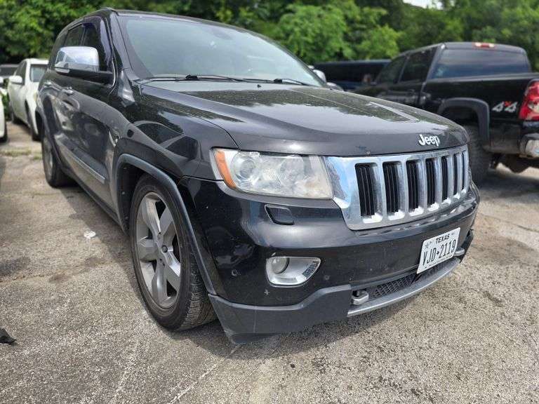 2013 JEEP CHEROKEE OVERLAND VIN# RJFCG8DC654555 HAS KEY HAS TITLE RUNS AN DRIVES SEE DESCRIPTION