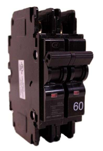 NEW - Lot of 10 Hongfa Interchangeable w/Square D QOU260 Breaker 60A 120/240V 2P