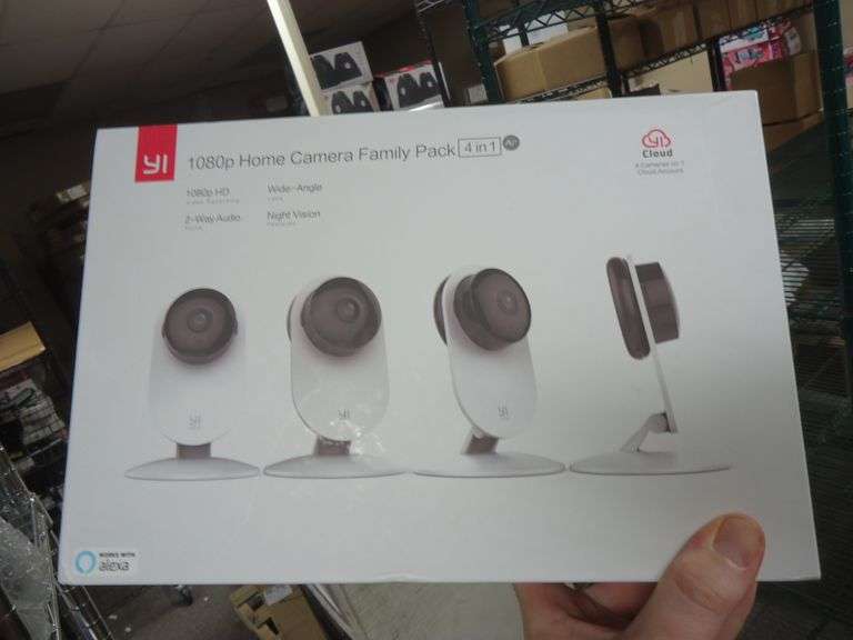 NEW! YI 1080P HOME CAMERA FAMILY PACK. 4 CAMERAS