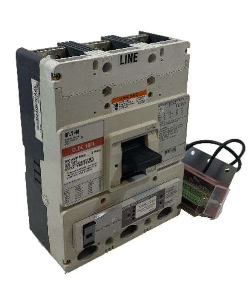 NEW - Eaton CLDC3600T106W Breaker 600A Max 600V 3P 100kA@480V OPTIM 1050 W/Terminal